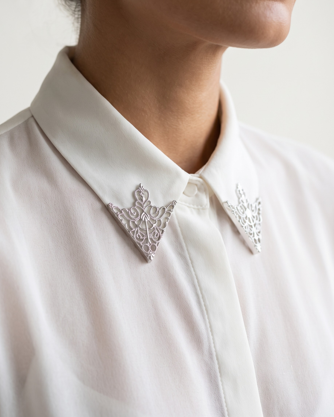DALLAS Collar Pins Silver