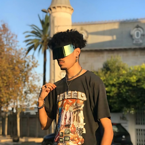 BLACK PAPARAZZI VISOR™ 2.0 – Original Rainbow Lens UV Sun Shield with UPF 50+ BLACK PAPARAZZI VISOR™ 2.0 – Original Rainbow Lens UV Sun Shield with UPF 50+