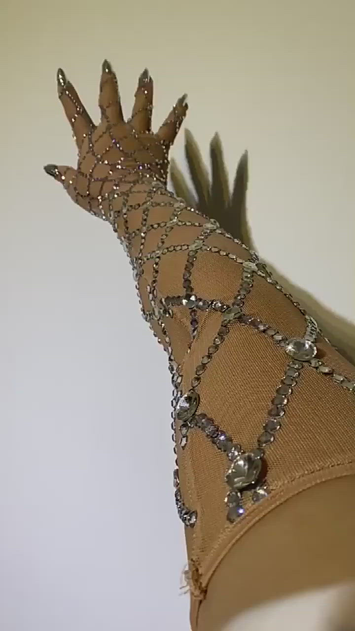 HOLLYWOOD Party Gloves