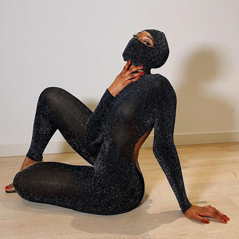 Monika Black Backless Jumpsuit