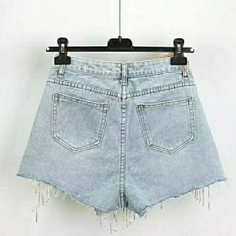 SAINT CHIC Pants SPARKLE Denim Shorts SAINT CHIC Pants SPARKLE Denim Shorts
