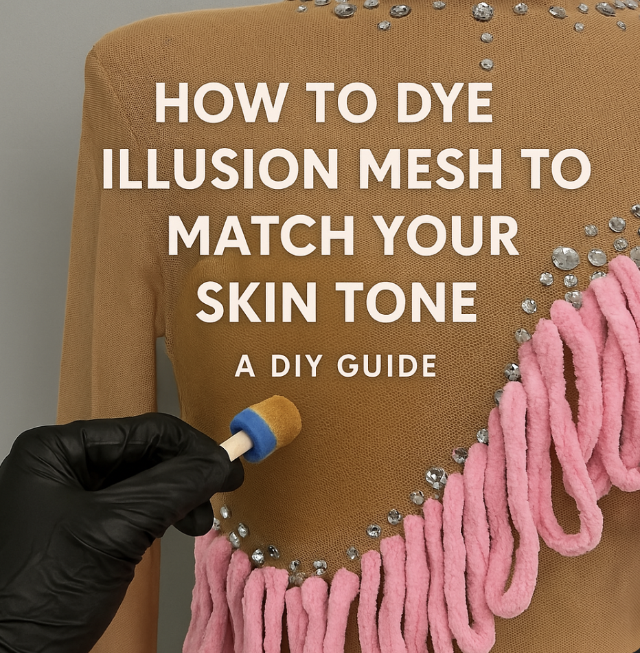✨ How to Gently Dye Illusion Mesh to Match Your Skin Tone