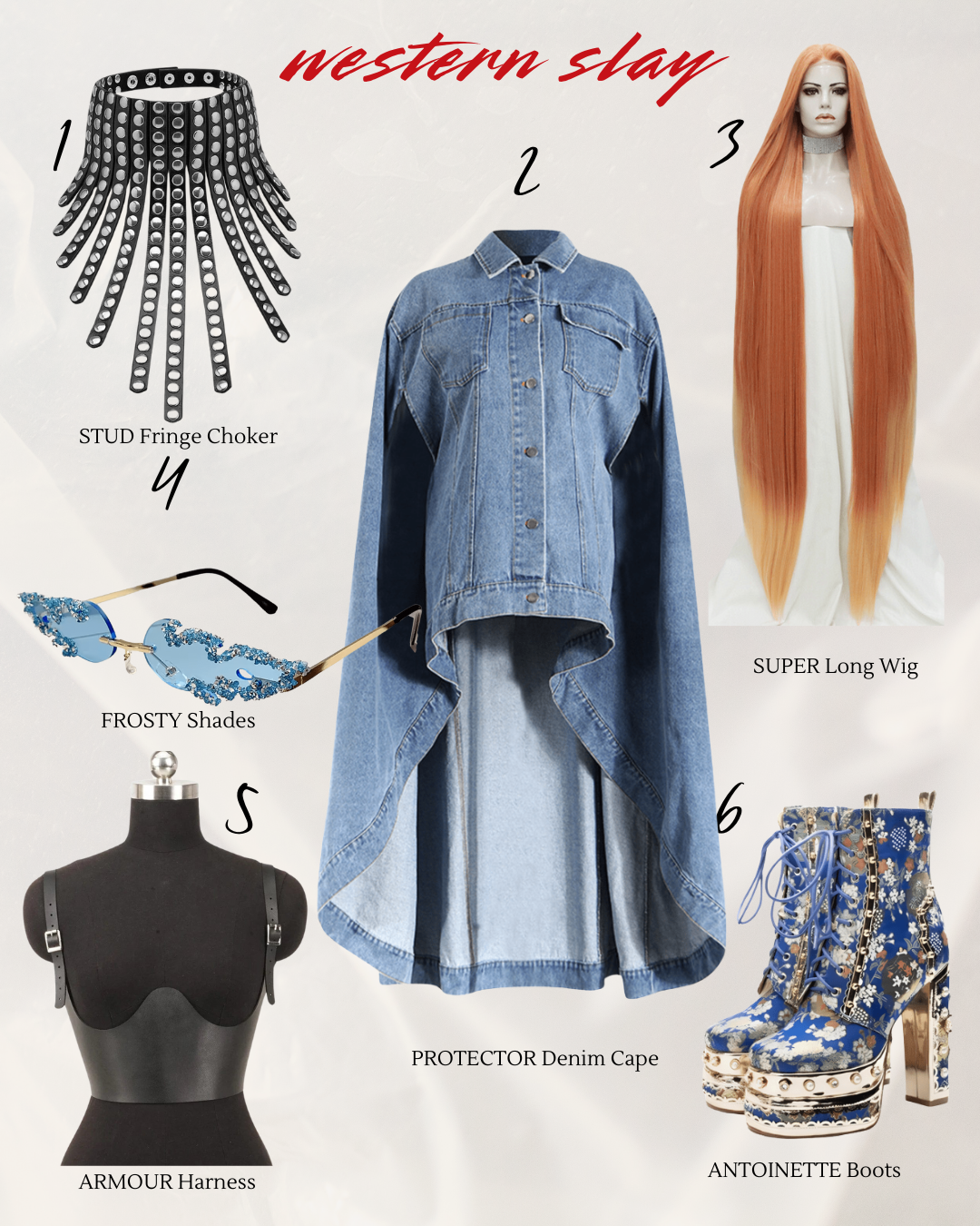 Western Slay | Denim, Fringe, and Editorial Cowgirl Energy
