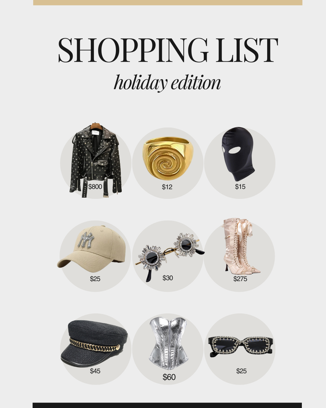 Holiday Shopping List: Curated Style, Just for You