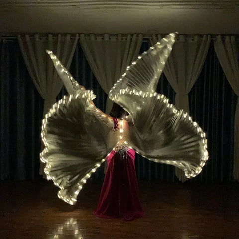 Phantom Wings LED Cape – Adult Light-Up Performance Costume