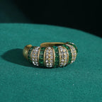 LUNA Rhinestone Horn Ring