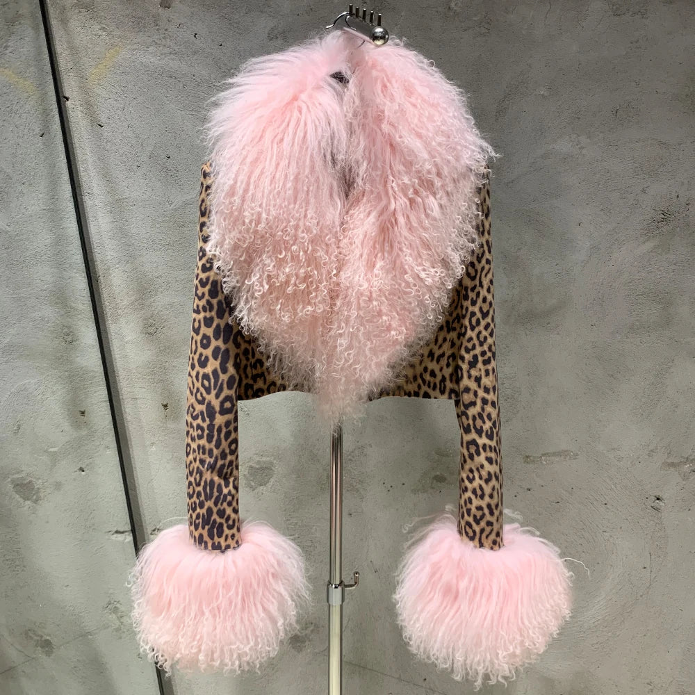STEPPE Fur Leather Jacket