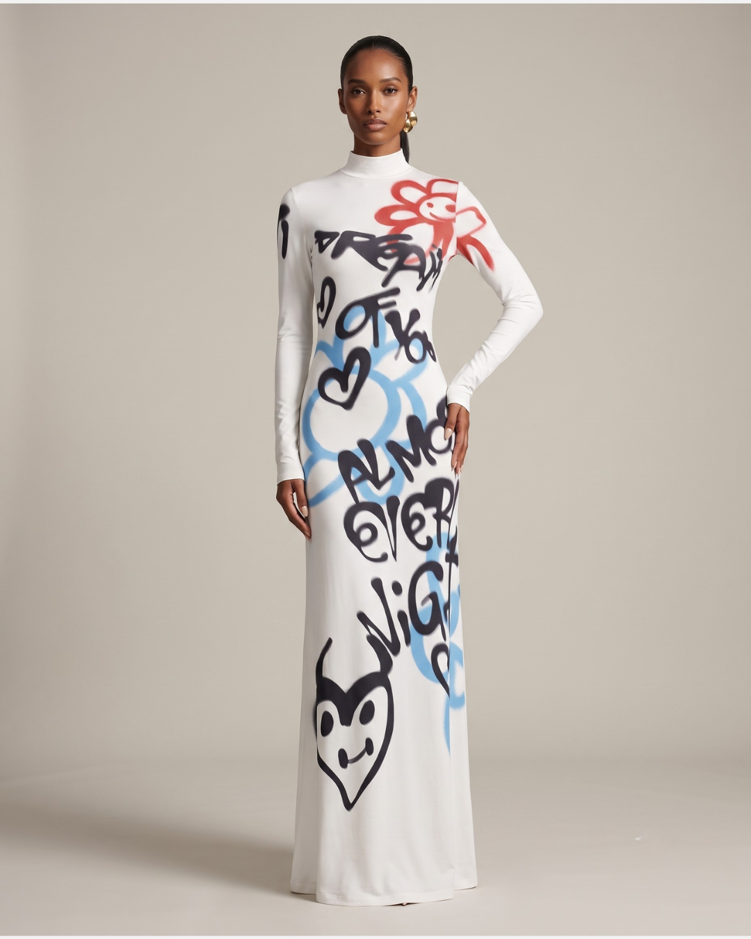 GRAFFITI Maxi Dress Imagen principal del producto