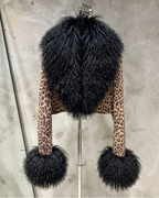 STEPPE Fur Leather Jacket