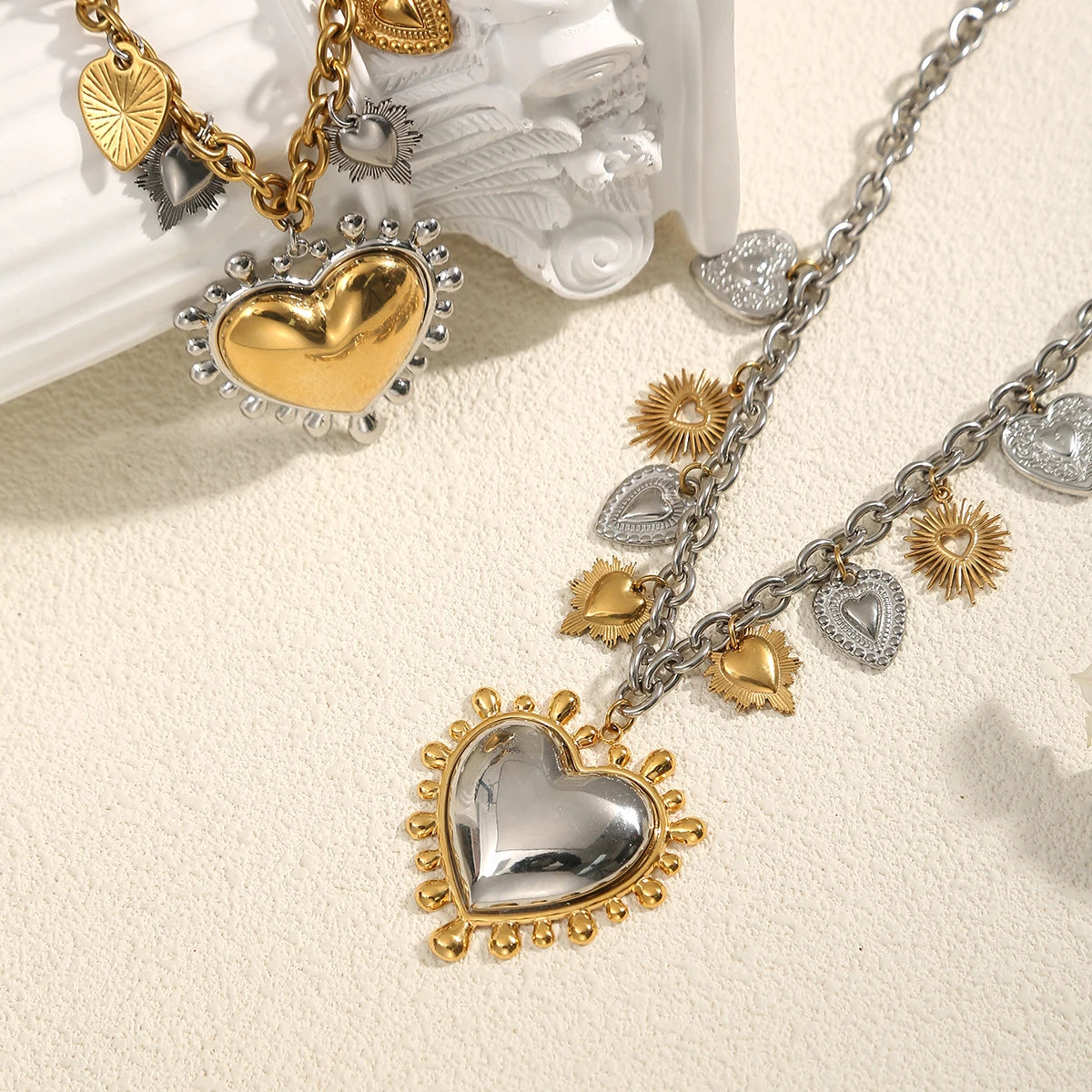 SACRÉ Heart Charm Necklace