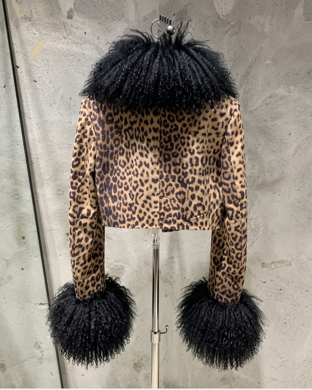 STEPPE Fur Leather Jacket
