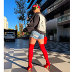 Red Flame Paparazzi Visor™ – Bold Sun Visor with Adjustable Fit & UV Protection