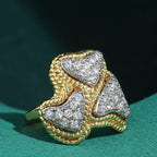 TRICOEUR Cocktail Ring