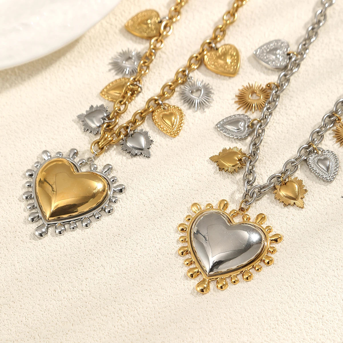 SACRÉ Heart Charm Necklace