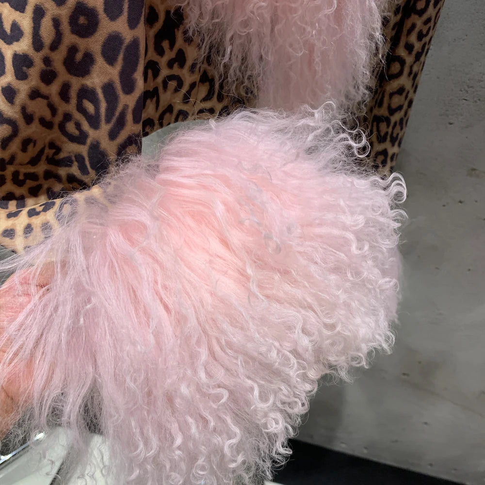 STEPPE Fur Leather Jacket