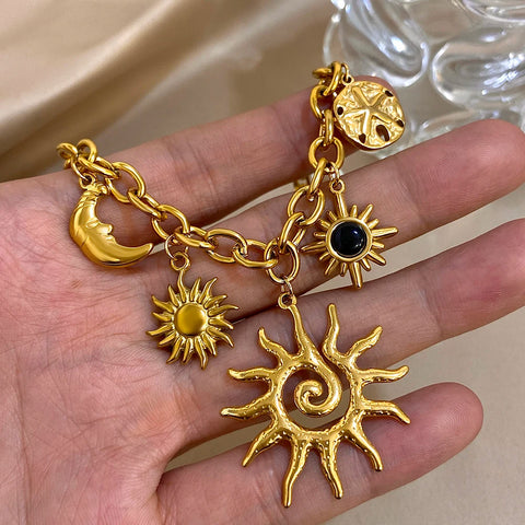 SOL & LUNA Charm Necklace Collection
