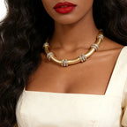 BAMBOO Crystal Link Choker