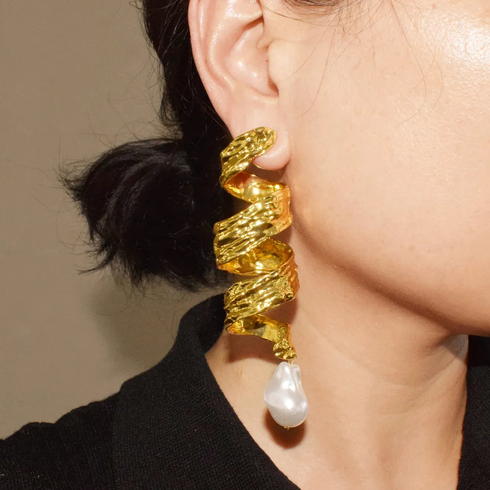 HELIX Drop Earrings