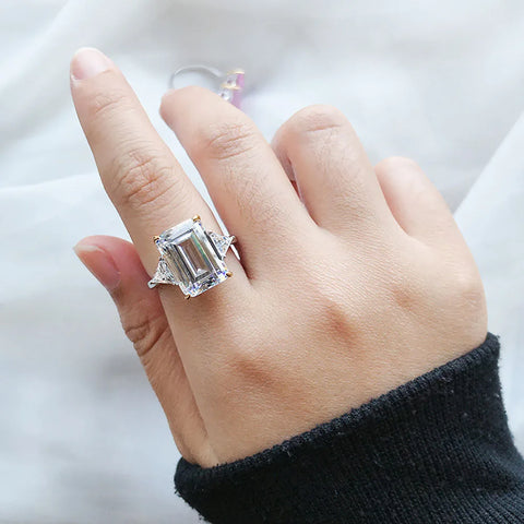 PRINCESS Emerald Cut Ring