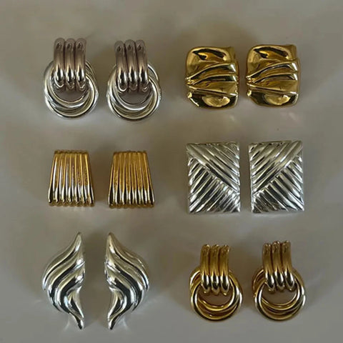 SCULPTURA Vintage Twist Earrings