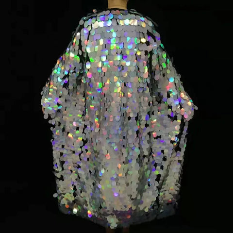 SOLSTICE Sequin Duster Coat