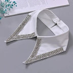 ALLI Faux Collar-Collar-SAINT CHIC-White Rhinestone-SAINT CHIC