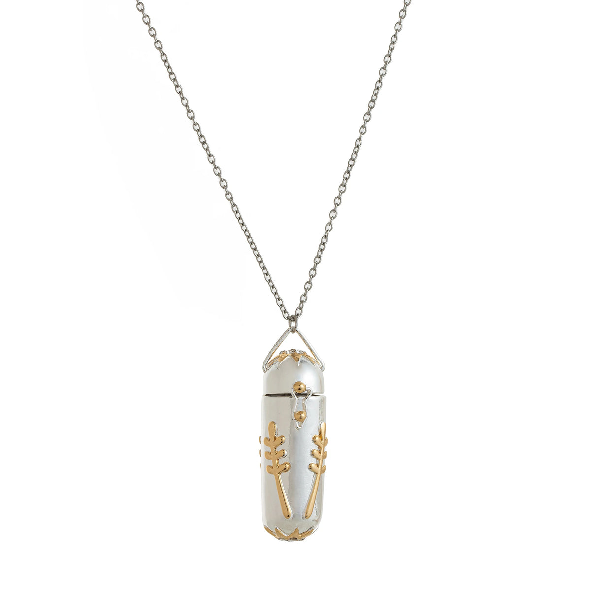 ASTRA Capsule Pendant Necklace-necklace-SAINT CHIC-Leaves-SAINT CHIC