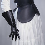 AVENUE Leather Glove-glove-SAINT CHIC-Black-SAINT CHIC