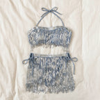 CASCADE Sequin Bikini Set