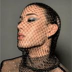 COVR Rhinestone Mesh Hood – Avant-Garde Statement-Hat-SAINT CHIC-Black-SAINT CHIC