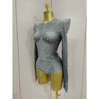 CRYSTALIZE Bodysuit-Bodysuit-SAINT CHIC-S-SAINT CHIC