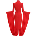 DRAMA Draped Gown-dress-SAINT CHIC-XS-SAINT CHIC