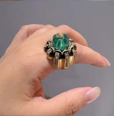 EMERALD EMPRESS Ring-ring-SAINT CHIC-SAINT CHIC