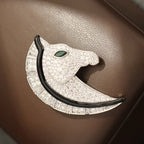 EQUUS Horse Head Brooch-Brooch-SAINT CHIC-Gold-SAINT CHIC