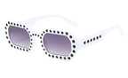 FACET Diamond Polygon Sunglasses-Sunglasses-SAINT CHIC-White Gray-SAINT CHIC