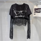 FEMME Shirt Set-Shirts & Tops-SAINT CHIC-Black-S-SAINT CHIC