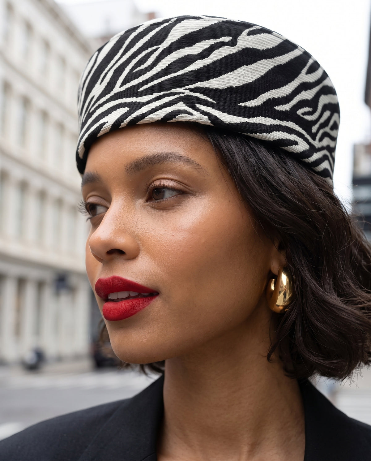ZÈBRE Pillbox Hat