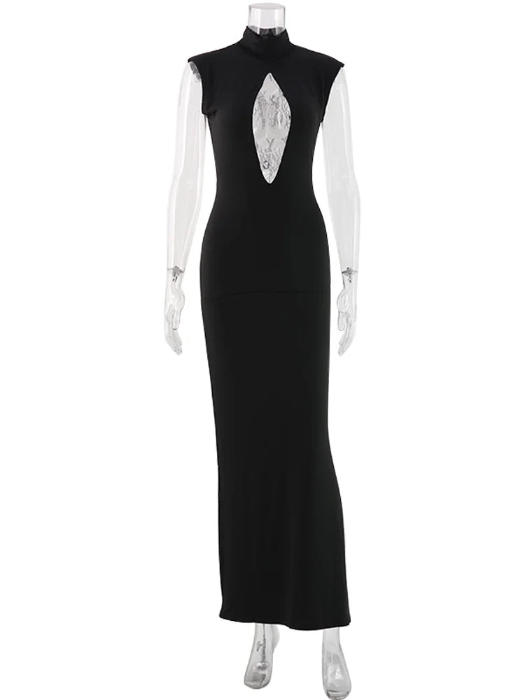LACUNA Lace Maxi Dress-Dress-SAINT CHIC-S-SAINT CHIC