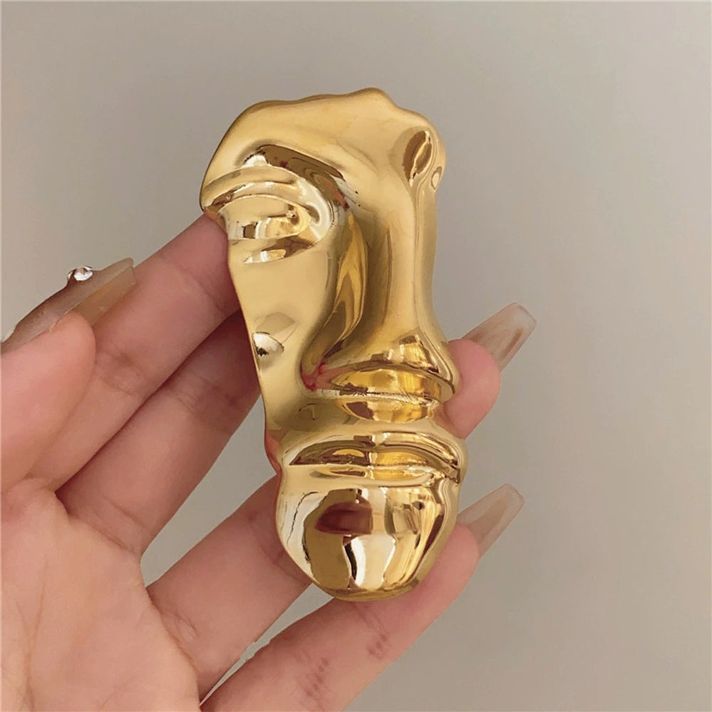 LE VISAGE Brooch-brooch-SAINT CHIC-Gold-SAINT CHIC