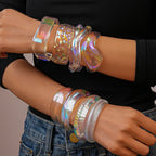 LUCENT Cuff Bracelets-bracelet-SAINT CHIC-Style 1-SAINT CHIC