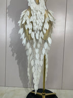 LUMIÈRE Pearl Mesh Gown-Gown-SAINT CHIC-S-SAINT CHIC