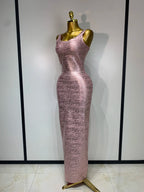 LUXE Bandage Evening Dress-Dress-SAINT CHIC-Gold-XS-SAINT CHIC