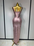 LUXE Bandage Evening Dress-Dress-SAINT CHIC-Gold-XS-SAINT CHIC