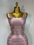 LUXE Bandage Evening Dress-Dress-SAINT CHIC-Gold-XS-SAINT CHIC