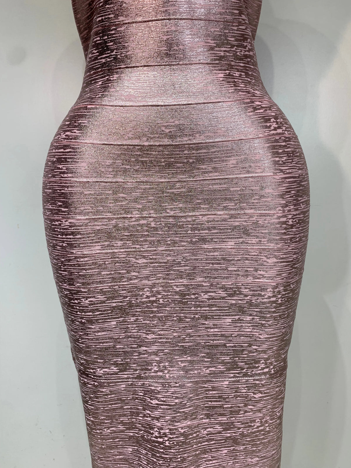 LUXE Bandage Evening Dress-Dress-SAINT CHIC-Gold-XS-SAINT CHIC