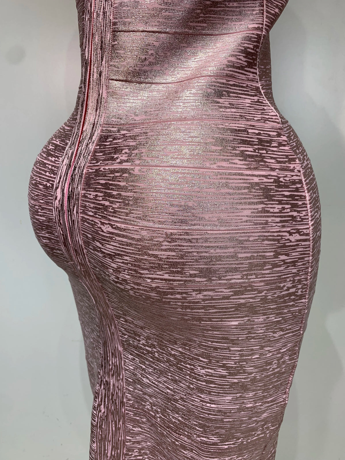 LUXE Bandage Evening Dress-Dress-SAINT CHIC-Gold-XS-SAINT CHIC