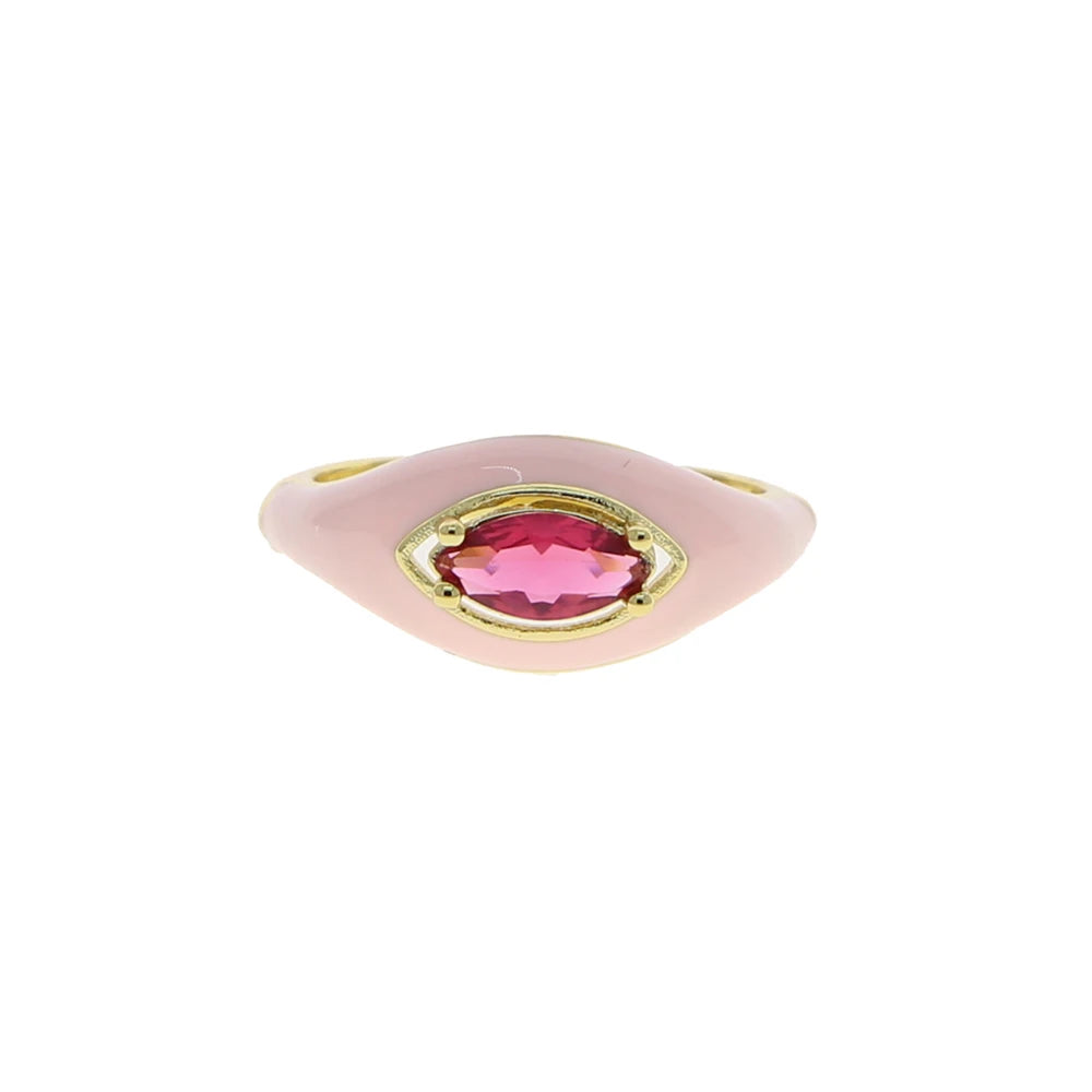 MARQUISE Enamel CZ Ring Imagen principal del producto