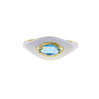 MARQUISE Enamel CZ Ring