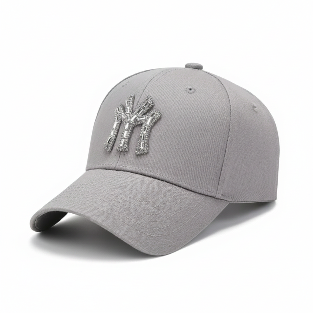MONOGRAM Designer Hat-Hat-SAINT CHIC-Gray-SAINT CHIC