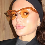 ORBIT Sunglasses-Sunglasses-SAINT CHIC-Light Brown-SAINT CHIC
